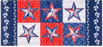 Red, White, and Blue Stars Sassafras Switch Mat Evergreen Enterprises