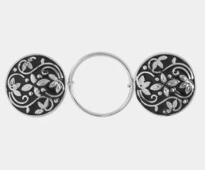 Embrace Patented Fashion Fastener - Black Scroll TGB Brands
