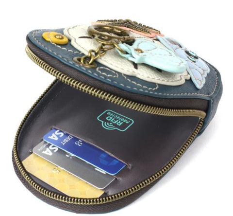 Mini Coin Purse Keychain - Sand Dollar Chala Handbags