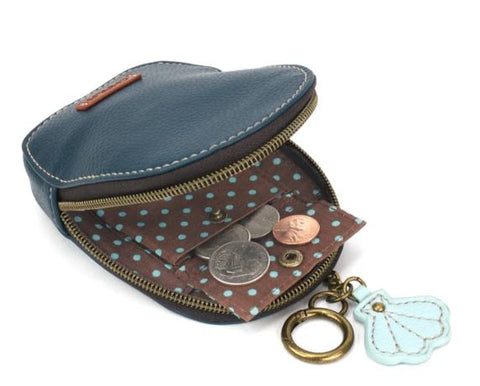 Mini Coin Purse Keychain - Sand Dollar Chala Handbags