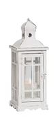 Wood Whitewash Nested Lantern, Small Transpac
