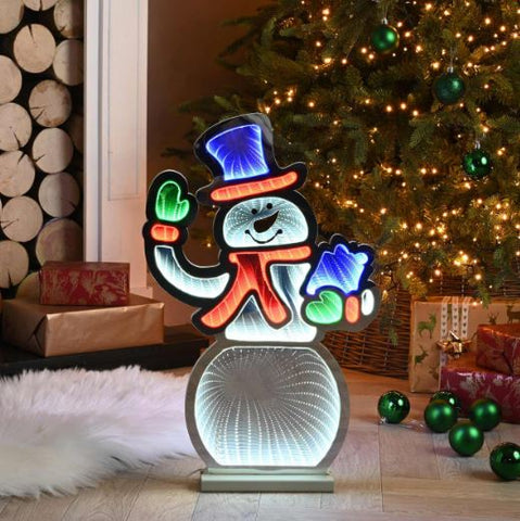 22" SNOWMAN INFINITY LIGHT TT Christmas Tradition