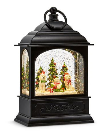 8.5" Celebrate the Season Pup Lighted Water Lantern RAZ Imports