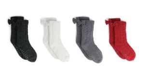 Bow Back Slipper Socks Assortment (8 PIECES: 4... TGB Brands