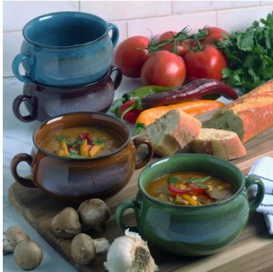 Stoneware 24oz Reactive Glaze Soup Bowl Certified International