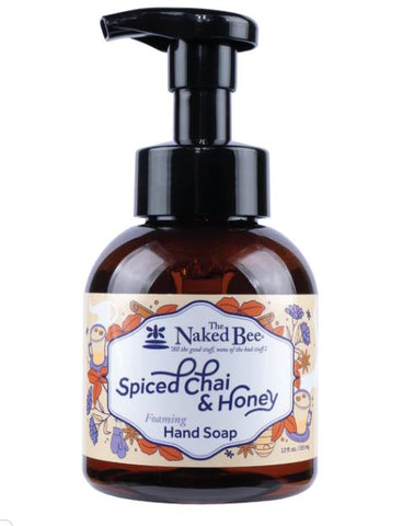 12 oz Spiced Chai Foaming Hand Soap The Naked Bee