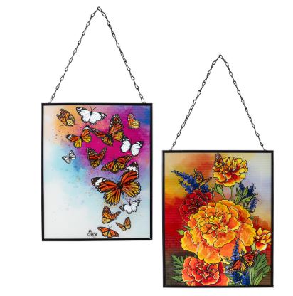 Mariposa Melody Stained Glass Wall Décor Evergreen Enterprises