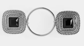 Embrace Patented Fashion Fastener - Studded Square TGB Brands