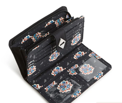 Turnlock Wallet : Moonless Night Vera Bradley