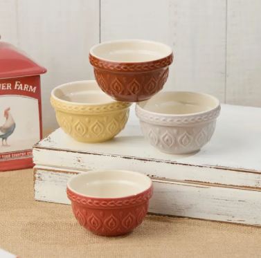 Vintage Farm Stoneware Bowl Certified International