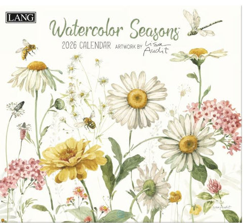 WATERCOLOR SEASONS-2026 LANG WALL CALENDAR Lang Companies, Inc
