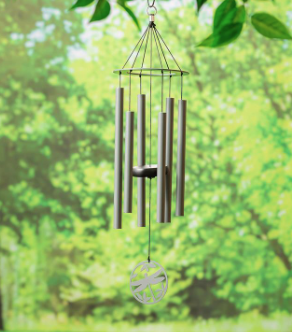 Avria Wind Chime, Hand Tuned, Dragonfly, 27"H Evergreen Enterprises
