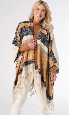 Lucca Wrap - Natural/Black/Mustard TGB Brands