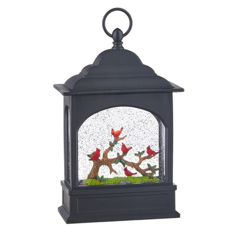 11" CARDINAL LIGHTED WATER LANTERN - Treehouse Gift & Home