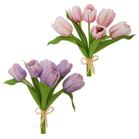 12" Real Touch Tulip Bundle - Treehouse Gift & Home