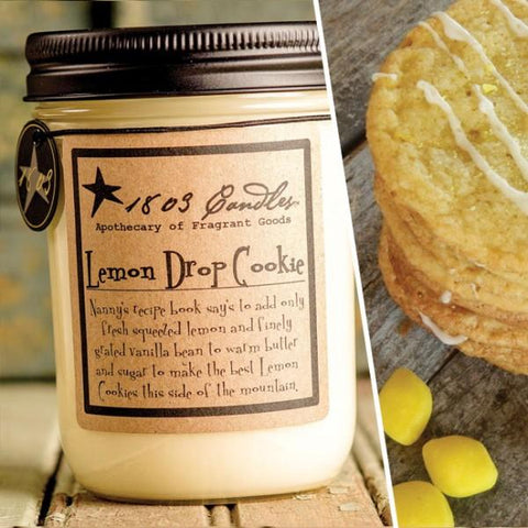 14 oz Lemon Drop Cookie Candle - Treehouse Gift & Home