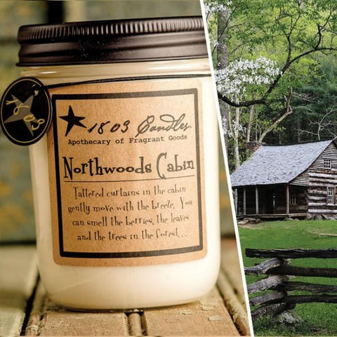 14 oz Northwoods Cabin Candle - Treehouse Gift & Home