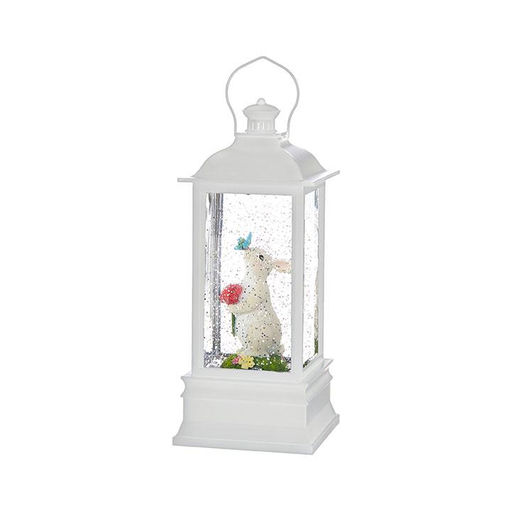 20.5” Battery Operated Lighted Holiday Lantern with Led Candle and