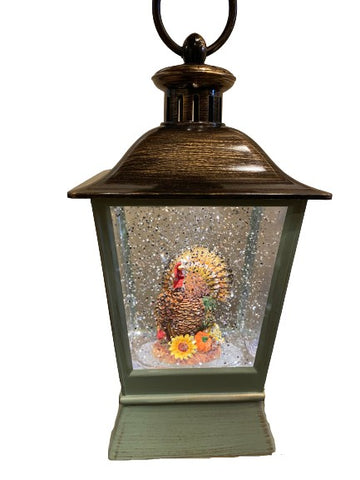 8.75" H LED Swirl Thanksgiving Water Lantern - Treehouse Gift & Home