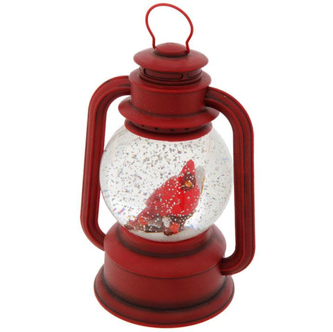 9.5"  Cardinal Lighted Water Lantern - Treehouse Gift & Home