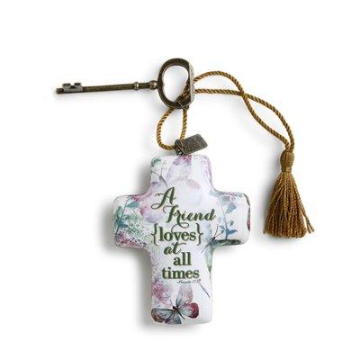 A Friend Loves at All Times Artful Cross - Treehouse Gift & Home