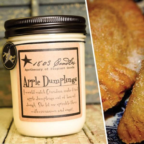 Apple Dumpling-14oz Jar Candle - Treehouse Gift & Home