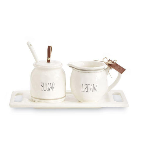 Bistro Cream & Sugar Set - Treehouse Gift & Home