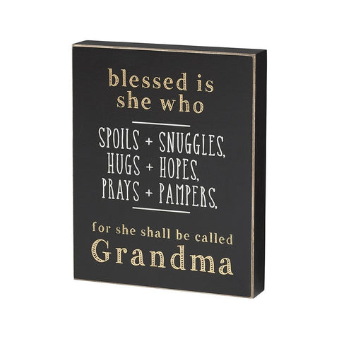 Blessed Grandma Box Sign - Treehouse Gift & Home