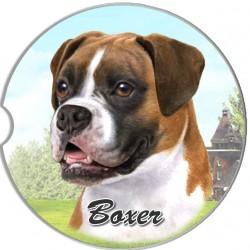 Boxer Uncropped Car Coaster - Treehouse Gift & Home