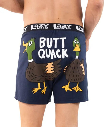 Butt Quack Men's Duck Funny Boxer Lazy One