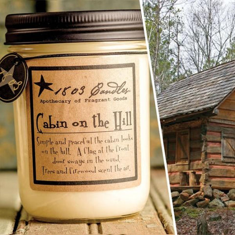 Cabin On The Hill-14oz Jar Candle - Treehouse Gift & Home