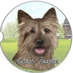 Cairn Terrier Car Coaster - Treehouse Gift & Home