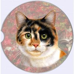 Calico Cat Car Coaster - Treehouse Gift & Home