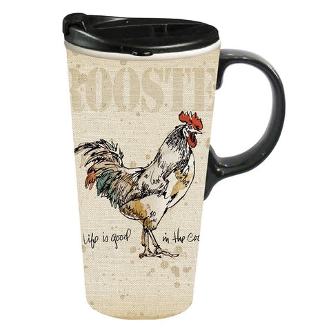 Ceramic Travel Cup: Life is Good in the Coop - Treehouse Gift & Home