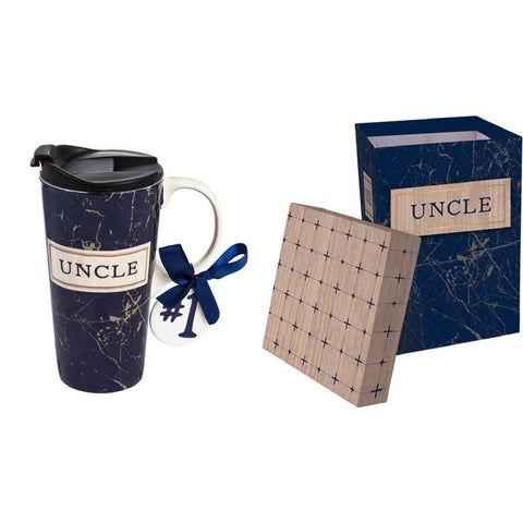 Ceramic Travel Cup: Uncle - Treehouse Gift & Home