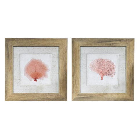 Coral Linen Wall Decor Treehouse Gift & Home