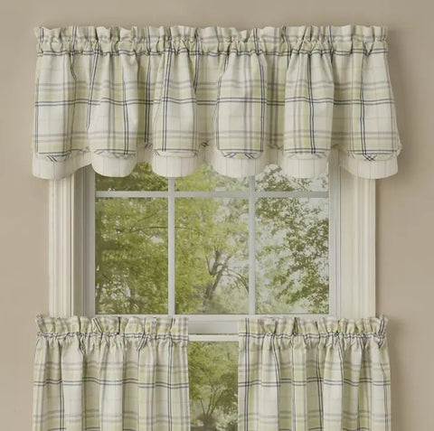 DEW DROP LINED LAYERED VALANCE Park Designs
