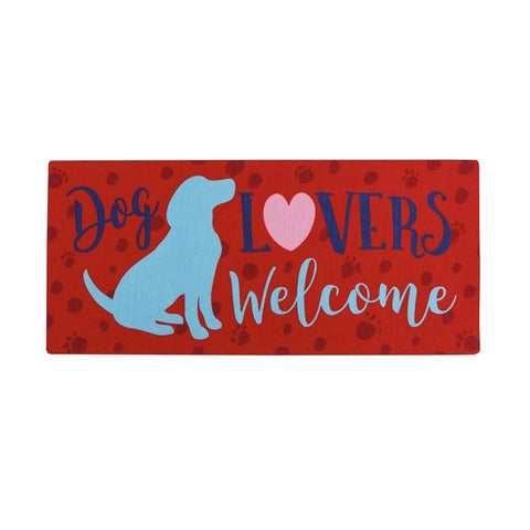 Dog Lovers Welcome Sassafras Switch Mat - Treehouse Gift & Home