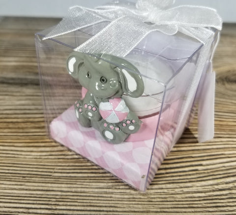 Elephant Tea Light Holder Pink - Treehouse Gift & Home