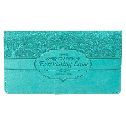 Everlasting Love - Jeremiah 31:3 Checkbook Cover - Treehouse Gift & Home
