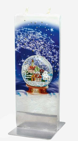 Flat Handmade Candle - Snow Globe Flatyz