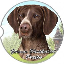 German Shorthaired Pointer Car Coaster - Treehouse Gift & Home