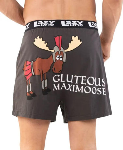 Gluteous Maximoose Men's Funny Boxer Lazy One