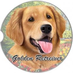 Golden Retriever Car Coaster - Treehouse Gift & Home
