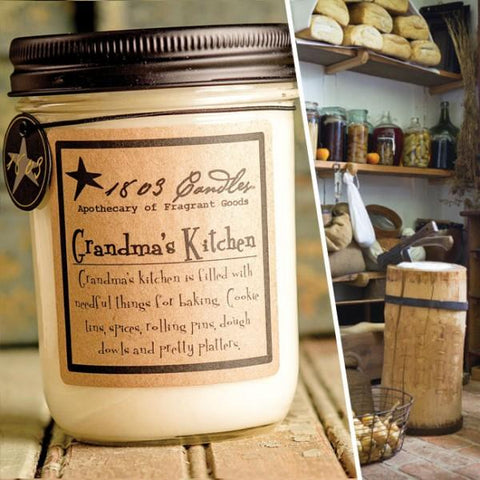 Grandma's Kitchen-14oz Jar Candle - Treehouse Gift & Home