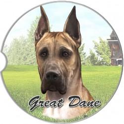 Great Dane Car Coaster - Treehouse Gift & Home