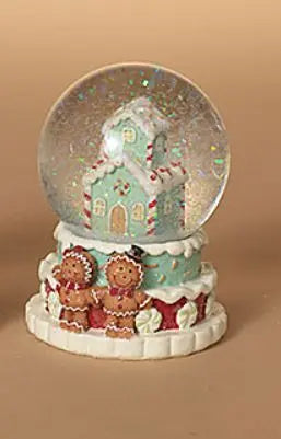 Holiday Gingerbread Snow Globe Gerson