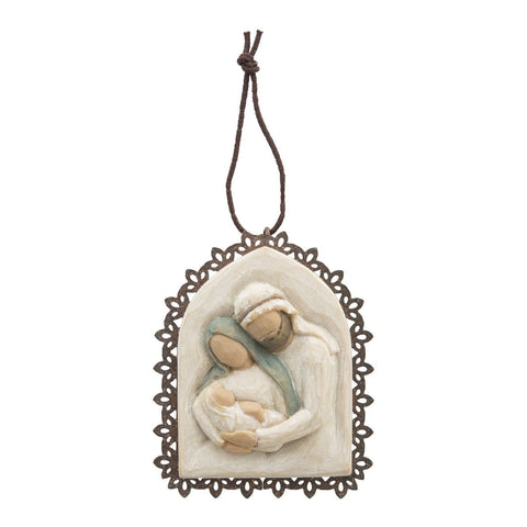 Holy Family Metal-edged Ornament - Treehouse Gift & Home