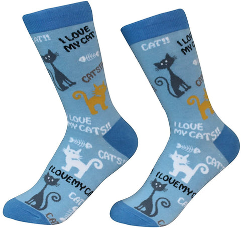 I Love My Cat Socks - Treehouse Gift & Home