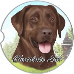 Labrador Chocolate Car Coaster - Treehouse Gift & Home
